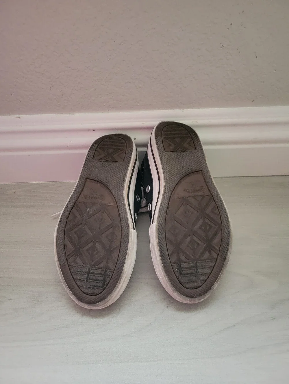 Converse Kids Black and White Low Top Sneakers Classic All Star Size 11 Toddler